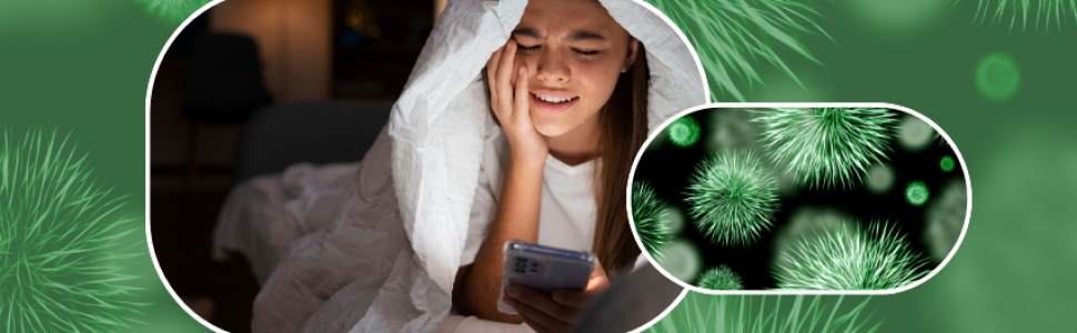 Sen, internet i zdrowie dziąseł nastolatków