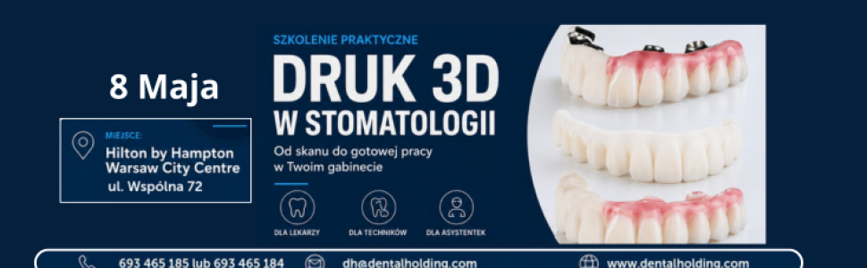 Praktyczne szkolenie „Druk 3D w stomatologii” 